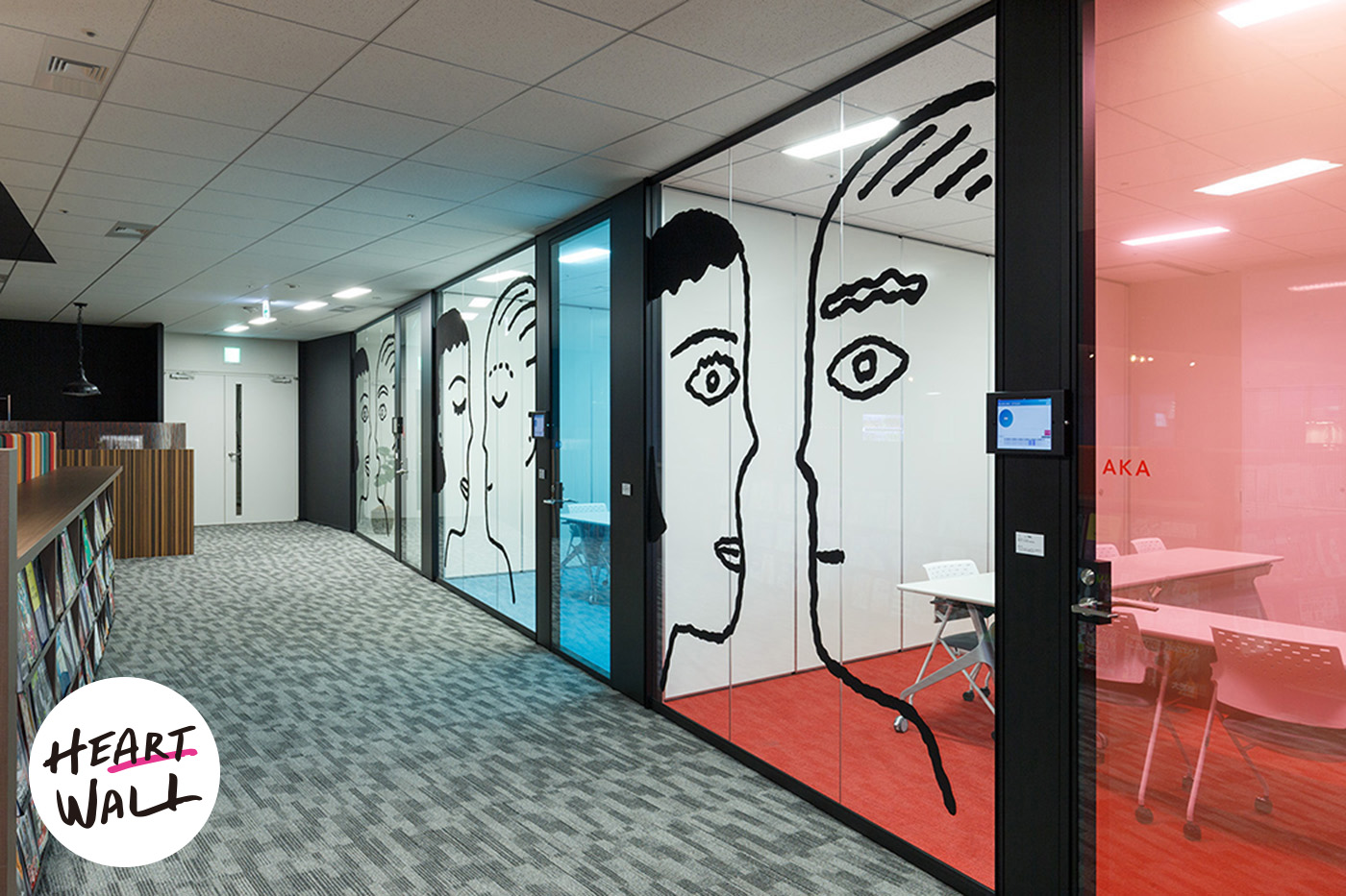 本社オフィス ウォールアート ｜ 株式会社スコープ